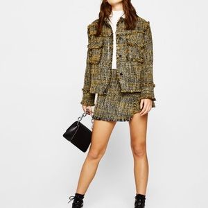 Tweed skort